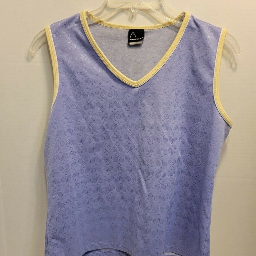 Head Authentic Women's Tennis Vest Purple Size XL